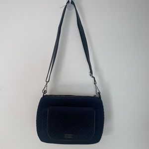 Vera Bradley Navy Blue Carson Mini Shoulder Bag
